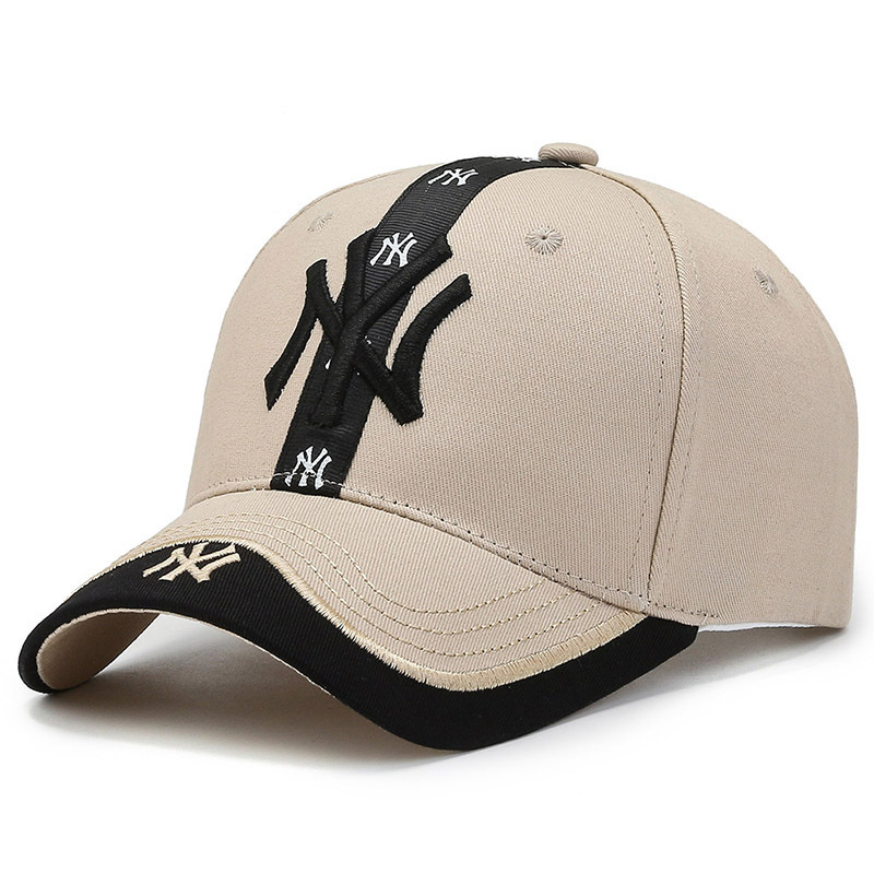 Cap ny mlb бежевий